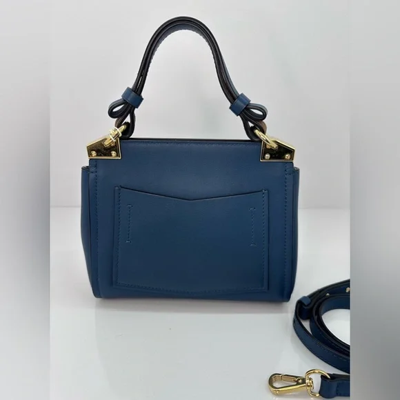 Sold❌Givenchy Blue HOST PICK 🎉and Gold Mini Bag with Structured Design - Picture 9 of 15